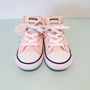 Pale pink girls converse